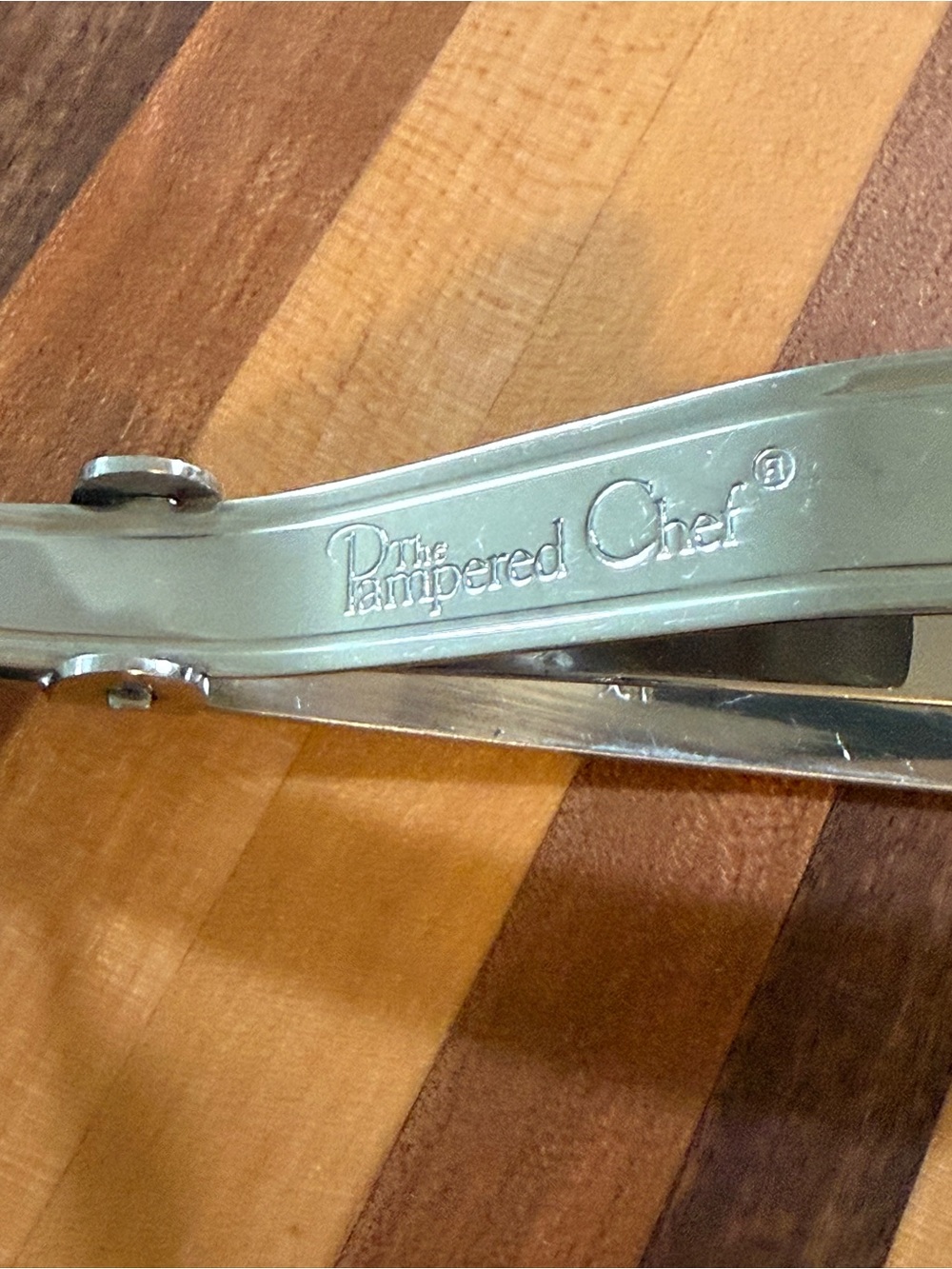 Pampered Chef Double Spoon Serving Tongs - Picture 5 of 7